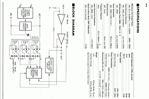 Stereo Power Amplifier B-6; Yamaha Co.; (ID = 964080) Ampl/Mixer