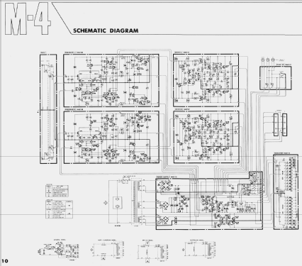 Stereo Power Amplifier M-4; Yamaha Co.; (ID = 1988993) Ampl/Mixer