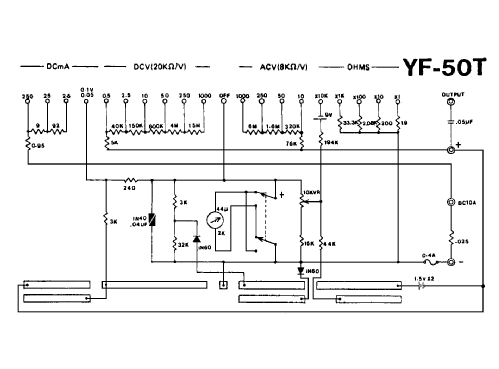 Analog Multimeter YF-50T; Yu Fong Electric Co. (ID = 2468205) Equipment