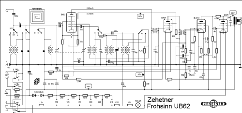 Frohsinn UB62; Zehetner Radiobau- (ID = 472890) Radio