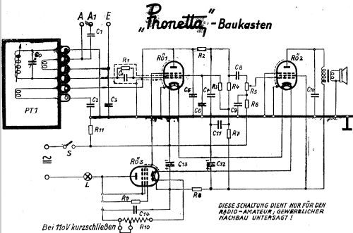 Phonetta ; Zehetner Radiobau- (ID = 1127598) Radio