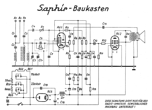 Saphir ; Zehetner Radiobau- (ID = 559956) Radio