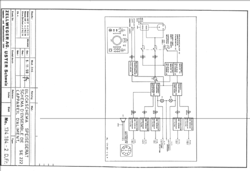 Netzgerät zum SE-222; Zellweger AG; Uster (ID = 202782) Power-S