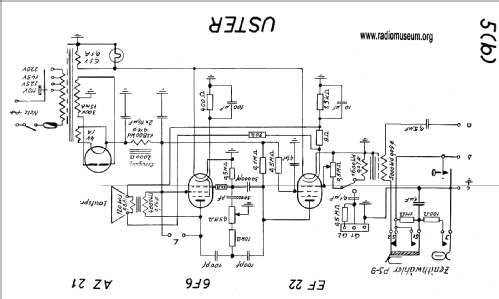 NF-Telefonrundspruch 5b; Zellweger AG; Uster (ID = 20840) Wired-W