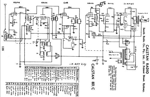 Calstan 801/C; Zenith Radio Co. Ltd (ID = 1706298) Radio