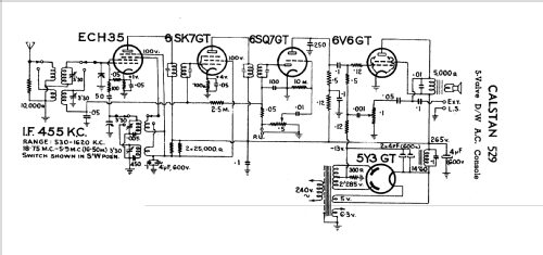 Calstan 529; Zenith Radio Co. Ltd (ID = 2431015) Radio