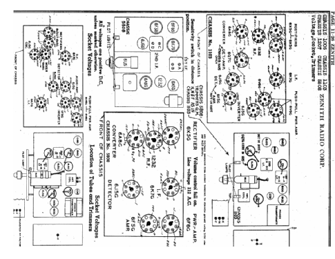 10S443 Ch= 1005; Zenith Radio Corp.; (ID = 2148320) Radio