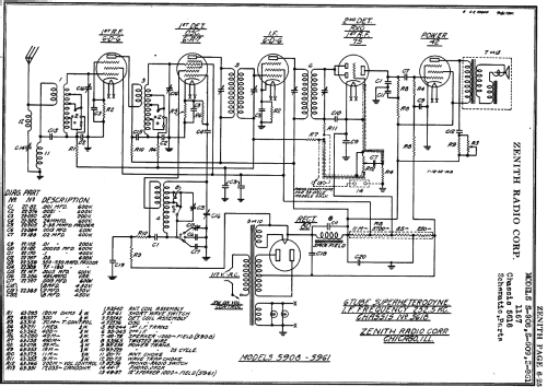 1167 Ch= 5618; Zenith Radio Corp.; (ID = 342153) Radio