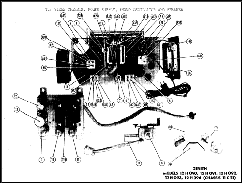 12H091 Ch= 11C21; Zenith Radio Corp.; (ID = 492141) Radio