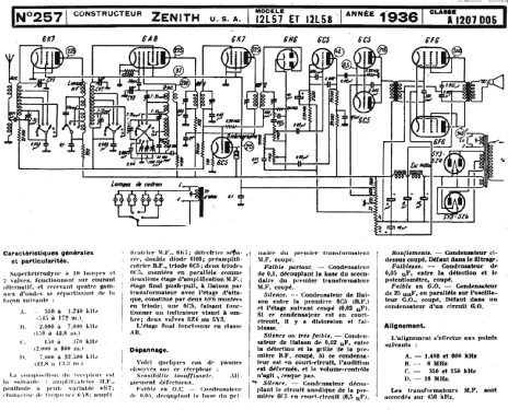 12L58 'Baby Stratosphere' Ch=1202; Zenith Radio Corp.; (ID = 222851) Radio