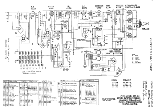 15S346 15-S-346 Ch=1502; Zenith Radio Corp.; (ID = 90589) Radio