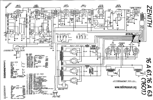 16A63 Stratosphere Ch=1601; Zenith Radio Corp.; (ID = 75769) Radio