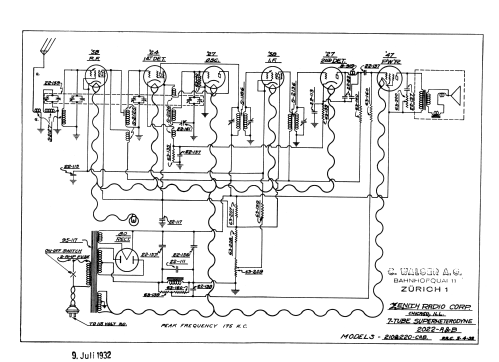 220 Ch= 2022A 2022B; Zenith Radio Corp.; (ID = 2727017) Radio