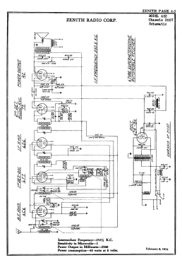 462 Ch= 2057; Zenith Radio Corp.; (ID = 2986548) Car Radio