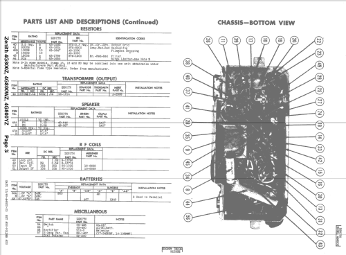 4G800ZY, 4G800YZ Zenette Ch= 4E41Z; Zenith Radio Corp.; (ID = 1451533) Radio