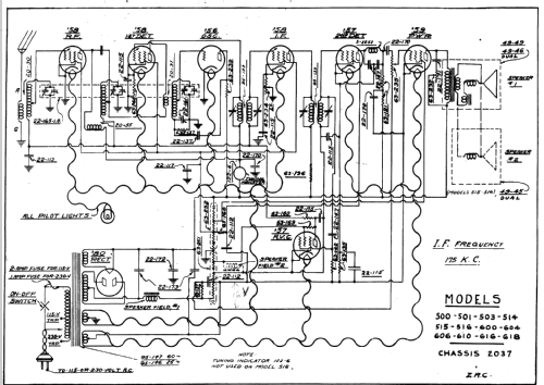 515 Ch= 2037; Zenith Radio Corp.; (ID = 327703) Radio