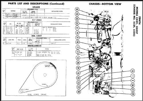 5D011W Consoltone Ch= 5C01; Zenith Radio Corp.; (ID = 489324) Radio