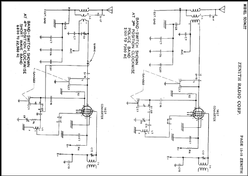 5D042T 5-D-042-T Ch=5C64-T; Zenith Radio Corp.; (ID = 489921) Radio