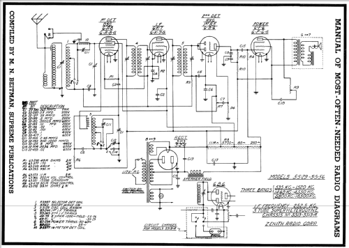 5S56 Ch= 5513; Zenith Radio Corp.; (ID = 78100) Radio