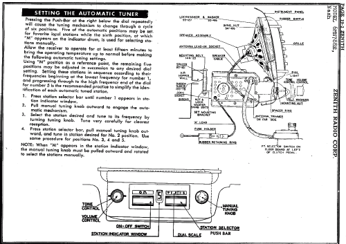 6MN788E Nash ; Zenith Radio Corp.; (ID = 317568) Car Radio