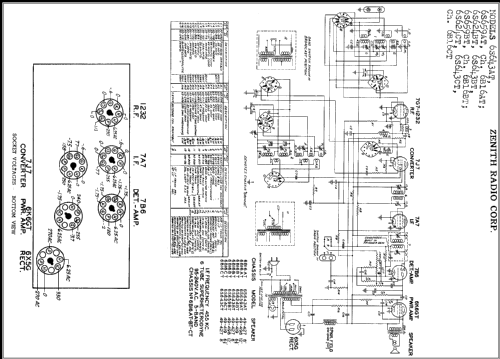 6S643BT Ch= 6B16BT; Zenith Radio Corp.; (ID = 319849) Radio