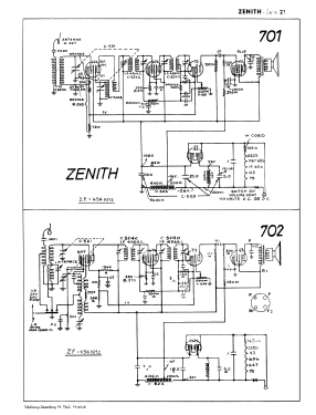 701 ACDC; Zenith Radio Corp.; (ID = 2728486) Radio