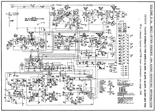 7500 Ch= 11L8T25; Zenith Radio Corp.; (ID = 155981) Radio