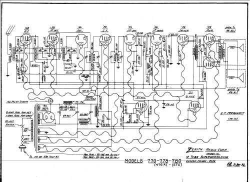 775 Ch= 2032; Zenith Radio Corp.; (ID = 325739) Radio