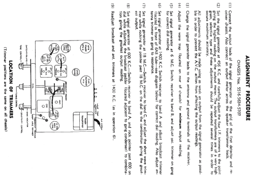 7D162 Ch=5707; Zenith Radio Corp.; (ID = 319651) Radio