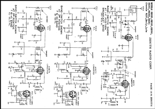 8H050 Ch=8C20; Zenith Radio Corp.; (ID = 491073) Radio