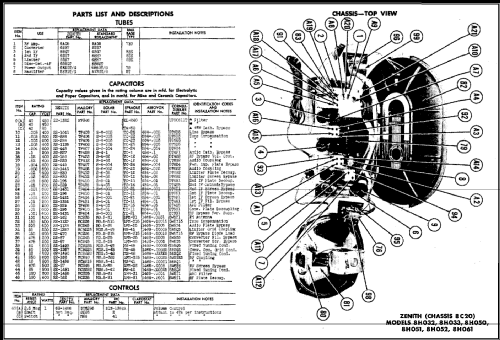 8H061 Ch= 8C20; Zenith Radio Corp.; (ID = 491095) Radio