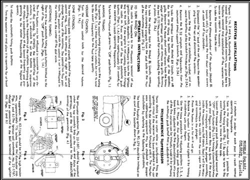 8ML882 Ch= 8E82 Lincoln; Zenith Radio Corp.; (ID = 278100) Car Radio