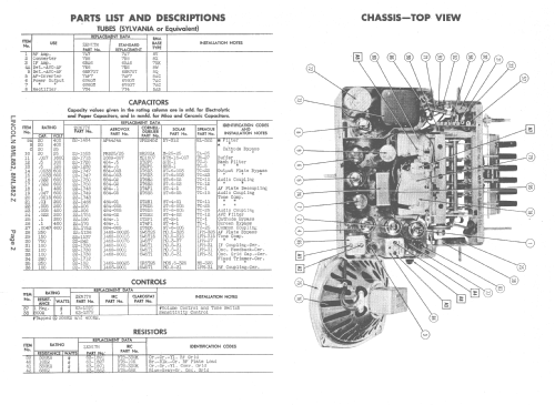 8ML882Z Ch= 8E82 Lincoln; Zenith Radio Corp.; (ID = 1389344) Car Radio