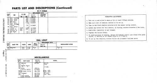 8ML882Z Ch= 8E82 Lincoln; Zenith Radio Corp.; (ID = 1389346) Car Radio