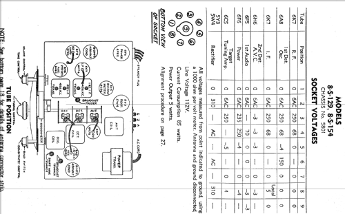 8S154 8-S-154 Ch=5801; Zenith Radio Corp.; (ID = 320648) Radio