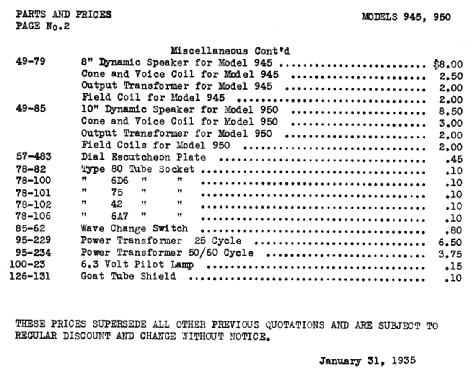 950 Ch= 5508/5509; Zenith Radio Corp.; (ID = 337870) Radio