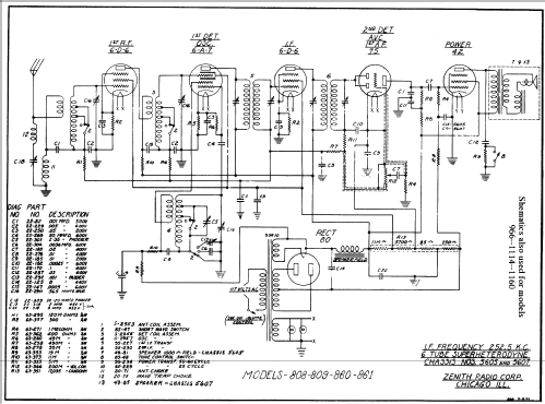 966 Ch=5605 5607; Zenith Radio Corp.; (ID = 330709) Radio