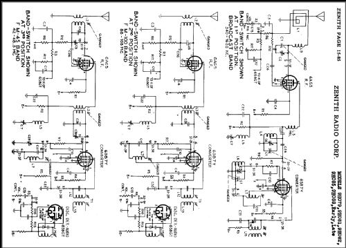 9H081 Conventional Ch=8C21; Zenith Radio Corp.; (ID = 491644) Radio