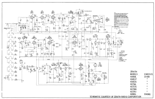 A1412G Ch= 15A26; Zenith Radio Corp.; (ID = 2550510) Televisión