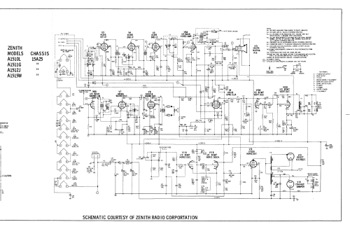 A1515W Ch= 15A25; Zenith Radio Corp.; (ID = 2448247) Televisore