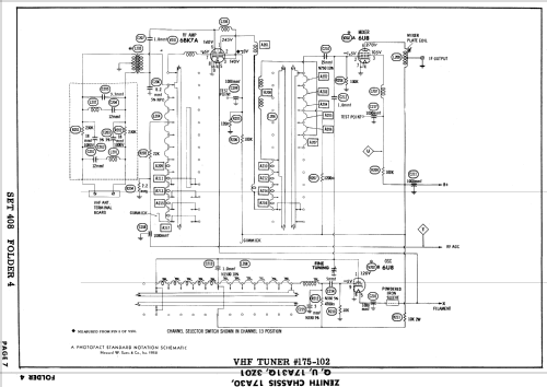 A2221Y Ch= 17A30; Zenith Radio Corp.; (ID = 849793) Television