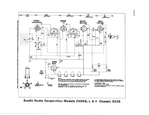 A508V 5Z05; Zenith Radio Corp.; (ID = 2688814) Radio