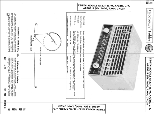 A723F Ch= 7A04; Zenith Radio Corp.; (ID = 2601464) Radio