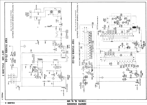 B1413GU Ch= 15B20U; Zenith Radio Corp.; (ID = 923690) Television