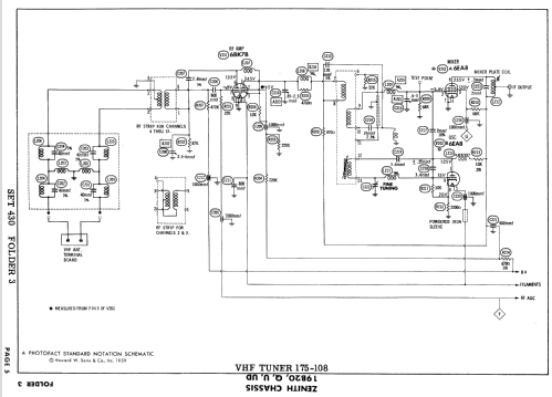 B4007E Ch= 19B20Q; Zenith Radio Corp.; (ID = 949979) Television