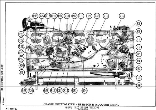 B728C Ch= 7A03; Zenith Radio Corp.; (ID = 508422) Radio