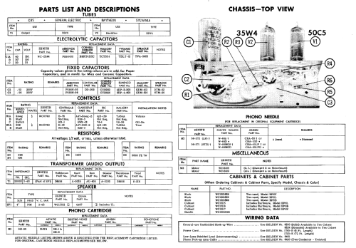 BP6 V ; Zenith Radio Corp.; (ID = 605786) Enrég.-R