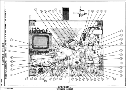 C1415U Ch= 16C20U; Zenith Radio Corp.; (ID = 894792) Television