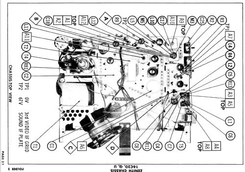 C1415U Ch= 16C20U; Zenith Radio Corp.; (ID = 894802) Television