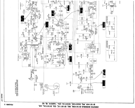 D1812L Ch= 16D25; Zenith Radio Corp.; (ID = 636392) Televisión